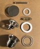 Донный клапан для раковины Koer PW-11-02 1 1/4'' универсальный (с/без перел.) СLICK-СLACK SS COLOR (KR5792) - изображение 10