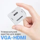 Аналогово - цифровий конвертер відеосигналу з VGA на HDMI Digital Lion VGA2HDMI-01, FullHD 1080P - зображення 5