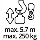 Wciągarka elektryczna Einhell TC-EH 250 2255130 (4006825627183) - obraz 5