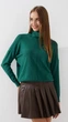 Джемпер однотонный женский On me YT2609 One Size Зеленый shop (2000999154669) - изображение 1