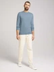 Кофта basic crew neck sweater 1027299XX1021076 Tom Tailor XXL Блакитний 1027299XX1021076 XXXL - изображение 3