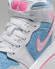 Кросівки дитячі Air Jordan 1 Mid Se (Gs) Grey/Blue HQ1999-400 37.5 - зображення 7