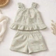 Летний костюм для девочки топ и шорты 92-98 см (2-3Y) George - изображение 1