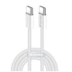 Дата кабель USB-C to USB-C 2.0m 3.0А grey ColorWay (ek19695) - зображення 1