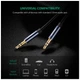 Кабель мультимедійний 3.5mm M to 3.5mm M 1.0m AV112 blue Ugreen (ek22865) - изображение 2