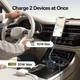 Автомобільний зарядний пристрій Baseus PrimeTrip VR2 30W Type-C з вбудованим кабелем 80 см чорний (6932172692216) - зображення 5