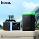 Повербанк для ноутбука з вбудованими кабелями 60000mAh 65W HOCO DB103A 2хUSB/Type-C RGB чорний - зображення 8