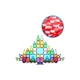 Конструктор Picasso магнітний Tiles Mini Diamond Series Set 100 деталей (ek28643) - изображение 2