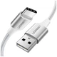 Дата кабель USB 2.0 AM to USB-C 2.0m 3.0A 18W US288 White Ugreen (60133) - зображення 1
