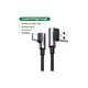 Дата кабель USB 2.0 AM to USB-C 1.0m 3A 90° corner US176 Ugreen (ek19241) - зображення 3