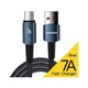 Дата кабель USB 2.0 AM to USB-C 1.0m 7A 100W blue Essager (ek20371) - изображение 3