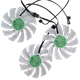 Вентилятор (кулер) Everflow 53924 для відеокарти RTX 3070-3090 Gigabyte Vision комплект 3шт (T129215SU) - изображение 2