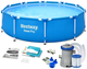 Бассейн каркасный Bestway 366х76 с насосом и фильтром 6473 л для отдыха на даче - изображение 7