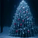 Светодиодная гирлянда USB 200 LED 2 метра 20 нитей холодный белый свет для украшения интерьера - зображення 6