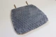 Накладка на стілець з мікрофібри антиковзка 1015/blue-grey - зображення 4