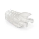 Колпачок изолирующий Merlion RJ-45 TRANSPARENT Cat.5/Cat.6 (100 шт/уп.) CPRJ45ML-TR-CAT5/6 - изображение 1