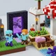 Конструктор 2146 деталей LED-подсветка My World Майнкрафт Большое Село из Портал Незера, Башня, Скамья, Шахта 14 персонажей Minecr - изображение 6