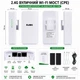 Беспроводной наружный Wi-Fi мост KuWFi 2.4 ГГц 300 Мбит/с CPE точка доступа роутер репитер PTP/PTMP до 1 км - изображение 3