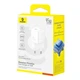 Зарядний пристрій 45W Baseus PicoGo GaN6 Pro Fast Charger Type-C білий (P10176800213-00) - зображення 6