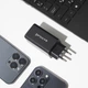 Мережевий зарядний пристрій Proove Pocket GaN Max 100W USB/2хType-C чорний (WCPG10012201) - зображення 7