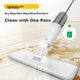 Швабра Deerma Lazy Mop, бытовая швабра с распылителем воды, швабра со встроенной плоской шваброй для домашнего использования, швабра с распылителем воды, TB500 - изображение 5