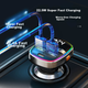 Автомобильный Bluetooth-ресивер Newmine, USB-флеш-накопитель для воспроизведения музыки, автомобильный MP3-плеер, автомобильное зарядное устройство, прикуриватель, двухпортовый PD-плеер - изображение 3