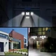 Сонячний вуличний LED світильник Solar Lights Outdoor 122–138 LED з датчиком руху та захистом IP65 - изображение 3