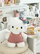 М’якаш плюшева іграшка Hello Kitty Хелло Кітті у рожевому комбінезоні 30 см - зображення 2