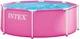 Basen stelażowy Intex okrągły dla dzieci 244 x 76 cm Różowy 28290ND (6941057432113) - obraz 1