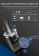Автомобільний зарядний пристрій Baseus Y type dual USB+cigarette lighter extended car charger 3.1 A Black (CCALL-YX01) - зображення 6