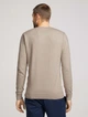 Кофта basic crew neck sweater 1027299XX1011831 Tom Tailor XXL Бежевий 1027299XX1011831 XXXL - зображення 2