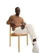 Кофта basic crew neck sweater 1027661-18950 Tom Tailor XXL Коричневий 1027661-18950 XXXL - изображение 4