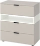 Комод Меткас Home А026 800x870x420 мм Кашемир + Белый снег (МА026-KB) - изображение 1
