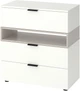 Комод Меткас Home А026 800x870x420 мм Белый снег + Кашемир (МА026-BK) - изображение 1
