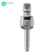 Микрофон-колонка Soaiy MC29pro караоке со звуковой картой и Bluetooth, серебристый - изображение 12