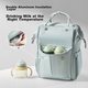 Сумка Taoqibaby Mommy Bag, необхідне для дитячих прогулянок, рюкзак для годування, багатофункціональна сумка великої місткості, брудостійка сумка для мами, сумка для вагітних - изображение 7