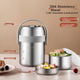 Ланч-бокс Maxcook из нержавейки 304, 1.8л, вакуумный термос, MCTG9274 - изображение 5