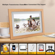 Цифрова фоторамка KODAK 1012W, 10,1-дюймовий електронний фотоальбом HD, відеоплеєр із сенсорним екраном, можна розмістити або закріпити на стіні, колір дерева - зображення 6
