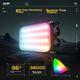 Sidande Soybean Tofu Light Photography Fill Light, Handheld Portable Full Color RGB External Fill Light, Wireless Remote Control Camera Photography Outdoor Portrait Pocket Light Gift Box Set - изображение 8