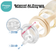 Бутылочка для воды Phanpy PH803140 с трубочкой Gravity Ball антиколиковая PPSU 240 мл желтая (PH803140) - изображение 2