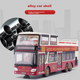 Chiyu Toys, двухэтажный экскурсионный автобус из Гонконга, реалистичная модель автомобиля из сплава, подарок для детей - изображение 8