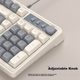 Комплект проводной MageGee GK980 USB Beige Grey - изображение 7