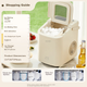 Льдогенератор Bear Ice Maker, портативный мини-льдогенератор для дома, полностью автоматическая очистка, устройство для изготовления кубиков льда, небольшой электронный всплывающий льдогенератор для офиса и общежития ZBJ-C01C5 - изображение 4