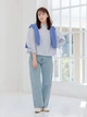 Рубашка женская UNIQLO 491596349 XL Голубая (1159862495) - изображение 8