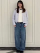 Рубашка женская UNIQLO 491596349 XL Голубая (1159862495) - изображение 13