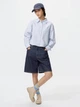 Рубашка женская UNIQLO 491596349 XL Голубая (1159862495) - изображение 2