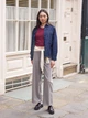 Рубашка джинсовая женская UNIQLO 827243775 M Синяя (1159862317) - изображение 15