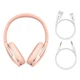 Бездротові навушники Bluetooth BASEUS D02 Pro Encok Wireless headphone BT5.0, AUX Pink (NGTD010304) - зображення 7