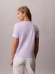 Футболка хлопковая женская Calvin Klein 47B864G(Island Lilac) L Лиловая (199155929493) - изображение 2