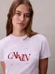 Футболка хлопковая женская Calvin Klein 47F808G(Island Lilac) XS Лиловая (198629936760) - изображение 6